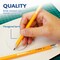 BAZIC #2 HB Yellow Wood Pencils, 12 Count, for School Classroom Drawing